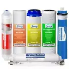 ISPRING Replacement Water Filter Set 7-Stage 75 GPD Reverse Osmosis Under-Sink