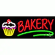 BRAND NEW "BAKERY" 32x13 W/LOGO REAL NEON SIGN w/CUSTOM OPTIONS 11357