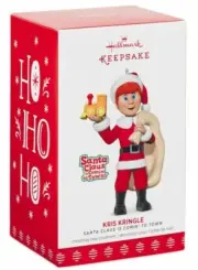 NEW Hallmark Ornament 2017 Kris Kringle "Santa Claus Is Comin' to Town"