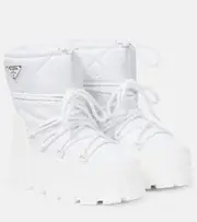 [Prada] Prada Platform snow boots AU 6 white
