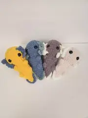 Amigurumi Axolotl Crochet Sea Creature Gift Knitted Stuffed Axolotl Plushie