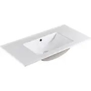 Fienza Dolce 900 x 460mm Ceramic Vanity Top Only 0 Tap Hole TCL90-0 SEND OFFER