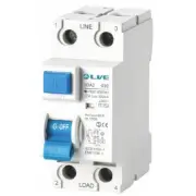 Live Electrical 2 Pole 63Amps 30mA Type A High Immunity RCD - RDA263-030