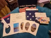 Republican Presidential Task Force American Flag Ronald Reagan Certificate Lot