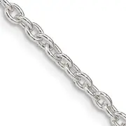 28 Inch Sterling Silver 2.75mm Cable Chain