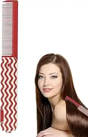 Foldable Comb - Travel Comb Fine Tooth & Wide Tooth - Folding Styling Tool for Women Girls, Portable Detangling Combing Hair Brush for Hair, Beards and Mustaches