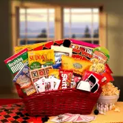 Fun & Games Gift Basket - get well soon basket - get well soon gifts for women -