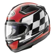 Arai Signet X Checkered Flag Red NO SALES TAX Option motorcycle helmet XSmall