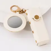 Lip Balm Bag Keychain Key Ring Holder Lipstick Keychain Bag Chapstick Holder