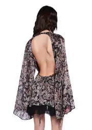 [Current Mood] Dreamy Dusk Mini Dress - Multi