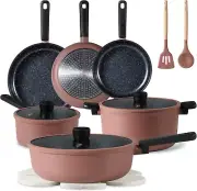 Non Stick Pots and Pans Set, Cookware Sets Nonstick16 Piece, Kitchen Cooking Set
