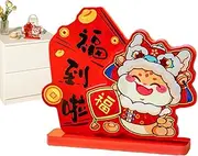 Chinese New Year Decorations, 2025 Lunar New Year Ornaments, Red Gold Table Centerpieces, Chinese Festival Supplies, Chinese Year Table Decorations, Lunar New Year Home Decor, Traditional New Year