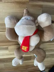 New Super Mario Donkey Kong Plush Doll Stuffed Animal Toy 8” Monkey Ape NES New