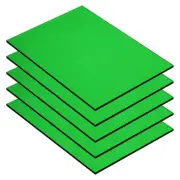 PMMA Acrylic Sheets Colored Transparent 12 x 8Inch Green 5 Pcs