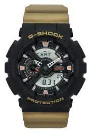 Casio G-Shock Black Dial Quartz Sports 200M Men's Watch GA-110TU-1A5