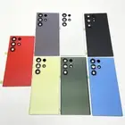 Back Battery Cover For Samsung Galaxy S23Ultra Rear Glass Case + Camera Lens AAU