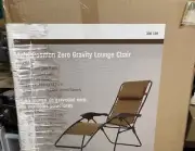 Multi Position Zero Gravity Reclining Lounge Chair -Tan (330729) Living Accents