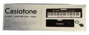 Casio Casiotone LK-S245 Keyboard w/ illuminated Keys Includes Case & Pedal - NEW