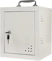 36 Bit Cell Phones Storage Cabinet, with Handle Storage Locker Box,Steel Clear Box Wall Mounted Cell Phone Cabinet,for Office Classroom (Size : 12)