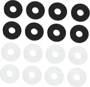 TOYANDONA Guitar Strap Locks Guitar Belt Button 16pcs Anti-skid Strap Locks for Guitar Holder Guitar Hanger Silicone Pad Guitar Accessories