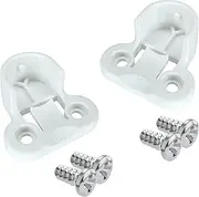 Clothes Rail Holder Set for IKEA Pax Complete Rod Holder Replacement White