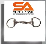Double Jointed Eggbutt Snaffle Bit Stainless Steel Horse Bit