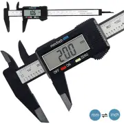 150mm 100mm Electronic Digital Caliper Carbon Fiber Dial Vernier Caliper Gauge