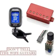 EMG ALX Alexi Laiho HZ Red Pickup Chrome Screws ABQ Boost Halo Of Blood ( TUNER)