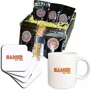 3dRose cgb_12473_1 Gamer for Life-Coffee Gift Basket, Multicolor