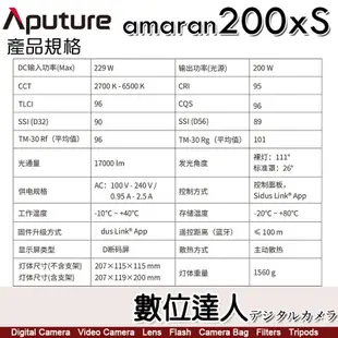 公司貨 Aputure 愛圖仕 Amaran COB 200X S［雙色溫］200XS 聚光燈 持續燈 攝影燈 LED燈