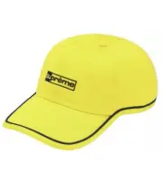 Supreme Piping 6-Panel Cap Hat Bright Yellow SS20H34 New with Tag