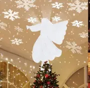 Christmas Tree Topper,2-in-1 Angel Tree Toppers Christmas Decorations,Christmas