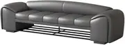 Bed End Bench End-of-Bed Bench with Shoe Rack, Upholstered Entryway Bench, Storage Shelf for Entryway, Hallway, Bedroom or Living Room Bedroom Bench(Dark Grey)