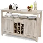 Rustic Kitchen Buffet Sideboard Cupboard Storage Organizer Wooden Console Table