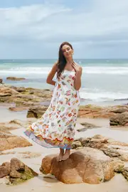 [PUP52] Else Maxi Dress - Alfresco XS Multi