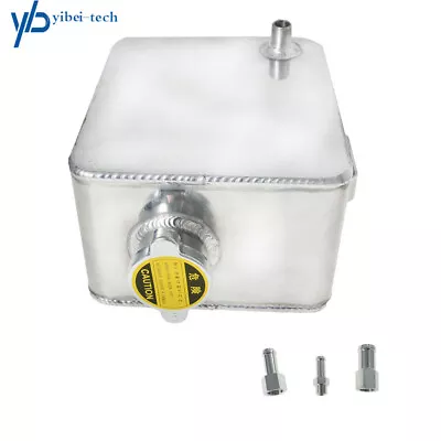 2.5L Aluminum Water Coolant Radiator Overflow Recovery Tank Universal Expansion (for: Honda)