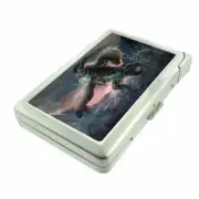 Mythical Creatures D2 100's Size Cigarette Case with Built in Lighter Wallet