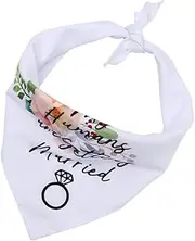 YARNOW Fashion Pet Collar Bib Adorable Dog Saliva Collar for Weddings Valentine's Day Premium Decor for Pets Keeps Dogs Stylish for Parties Celebrations