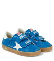 [Golden Goose Kids] Golden Goose Kids Old School leather sneakers UK 9 blue