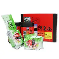 在飛比找PChome24h購物優惠-台灣茗茶 阿里山高山茶2入禮盒(附提袋)
