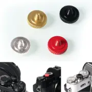 Shutter Release Concave Metal Button Fuji for Leica Nikon Red Canon Black