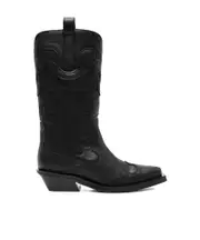 Ganni Pointed Toe Western Boot 36,38,40 black