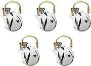 Set of 5 Platinum Ink Brush Ball Dobins (with Kagoami) [5.1 x 4.1 x 4.5 inches (13 x 10.5 x 11.3 cm) (470cc)] | Setomonohonpo