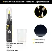 Touch Up Paint For Bmw All Models WX10 Enigmatic Blue With Polish Paste