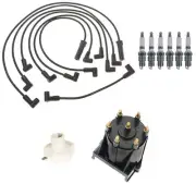 ACDelco Ignition Kit Distributor Rotor Cap Wire Spark Plugs for Sonoma 4.3L V6