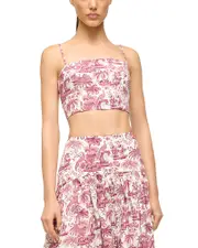 Staud Federico Crop Top XS