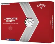 Callaway Chrome Soft Golf Balls - White (Set of 12)