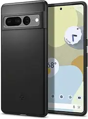 SPIGEN Thin Fit Case Designed for Google Pixel 7 Pro (2022) Exact Fit Ultra Slim Hard Cover - Black