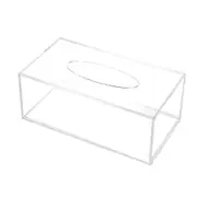 Clear Tissue Box Acrylic Tissue Holder Napkin Container Facial Tissue Box Tissue Storage Box