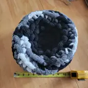 Dog Beds for Small Dogs or Cat, Crotched, Black/White